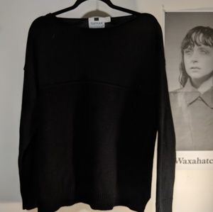 Topman black oversized sweater